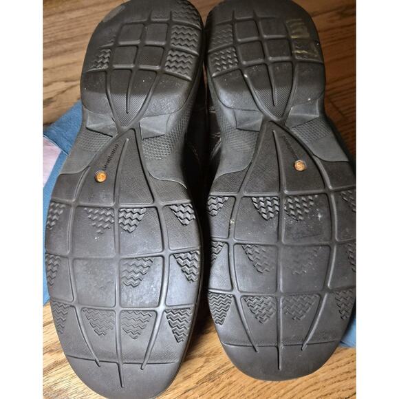 Clarks Unstructured Brown Leather Casual Shoes Comfort Mens 9.5M - Picture 5 of 7